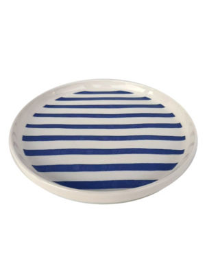 ASDA Painted Stripe Dinner Plate