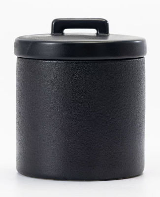 ASDA Black Textured Canister