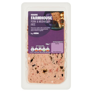 ASDA Coarse Farmhouse Pork & Mushroom Pâté 170g