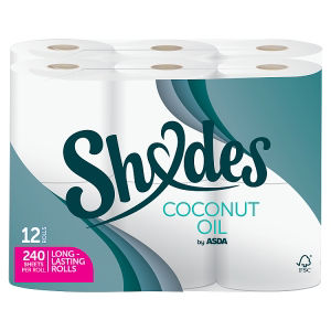 Shades by ASDA 12 Coconut Oil Rolls