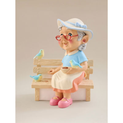 ASDA Grandma Bench Gnome