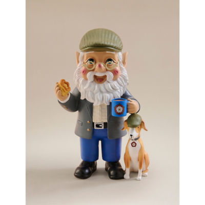 ASDA Flat cap & Dog Gnome