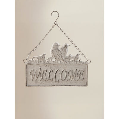 ASDA White Hanging Welcome Sign