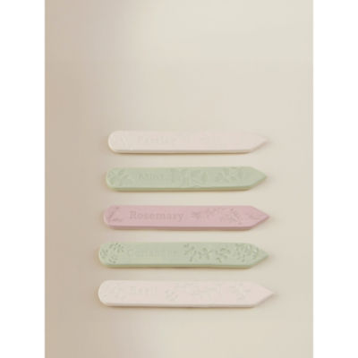 ASDA Ceramic Plant Labels - Set of 5