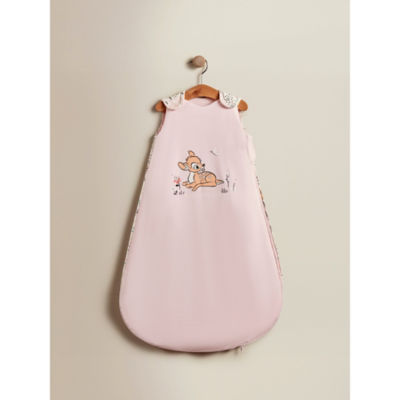 ASDA Disney Bambi Pink Cotton Summer Sleeping Bag 1 Tog 0-6 Months
