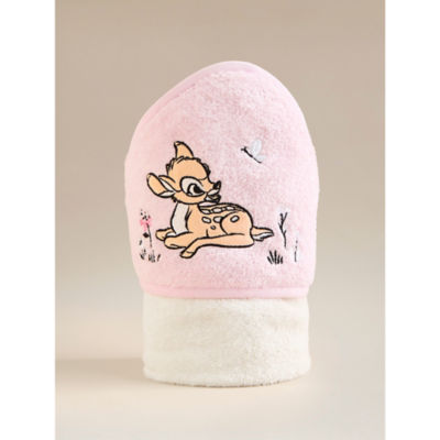 ASDA Disney Pink Bambi Cotton Hooded Towel