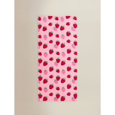 ASDA Pink Strawberry Printed Beach Towel