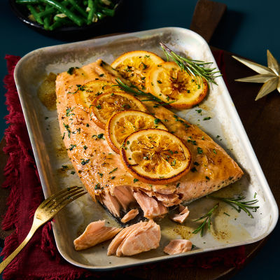 ASDA (2) Orange & Honey Salmon Side 731g