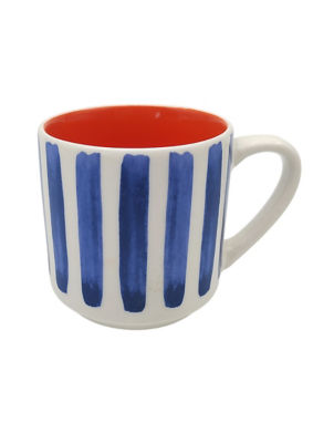 ASDA Blue Stripe Mug