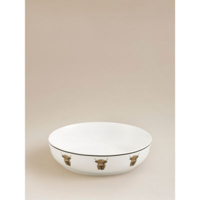 ASDA White Highland Cow Pasta Bowl