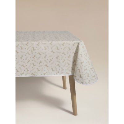 ASDA White Bunny Wipeclean Tablecloth