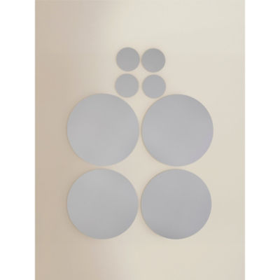 ASDA Grey Round Placemat & Coaster Set