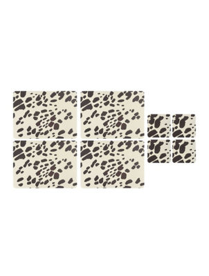 ASDA Cow Print Placemat & Coaster Set