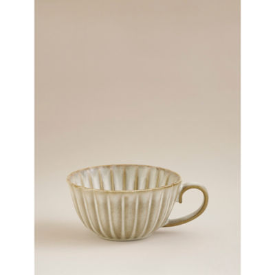 ASDA Natural Reactive Glaze Scalloped Mug