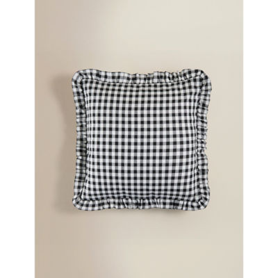 ASDA Gingham Frill Cushion 45x45