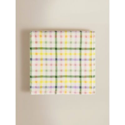 ASDA Spring Check Super Soft Throw 120x150
