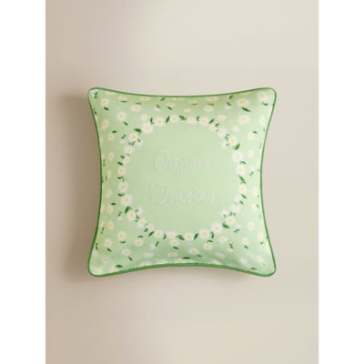 ASDA Spring Slogan Print Cushion 45x45