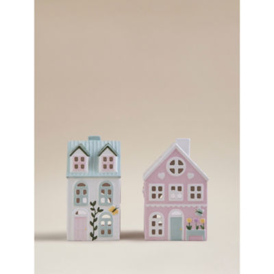 ASDA Ceramic House Tealight - Set of 2