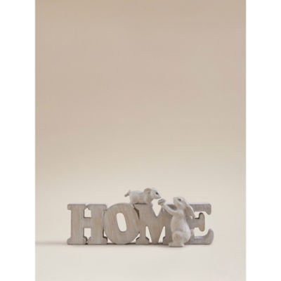 ASDA Natural Bunny Home Sign