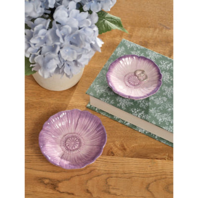 ASDA Stacey Solomon Purple Flower Trinkets – Set of 2