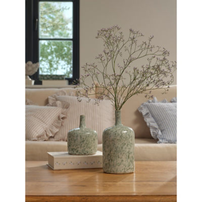 ASDA Stacey Solomon Green Medium Stem Vase