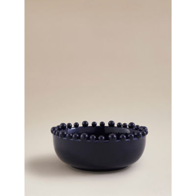 ASDA Blue Ceramic Beaded Bowl