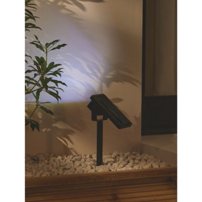 ASDA Black Rectangular Solar Spot Light