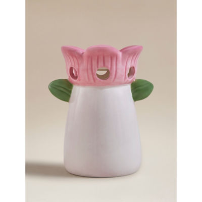 ASDA Pink Flower-Shaped Burner