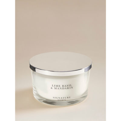 ASDA Signature Scents Lime, Basil & Mandarin Triplewick Candle