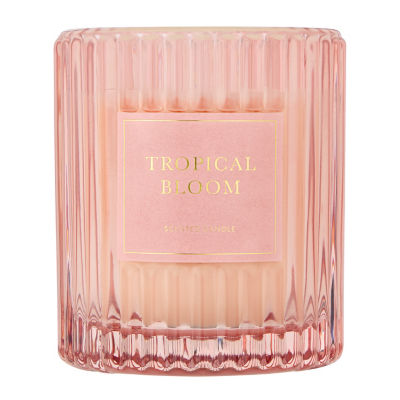 ASDA Tropical Bloom Ribbed Candle