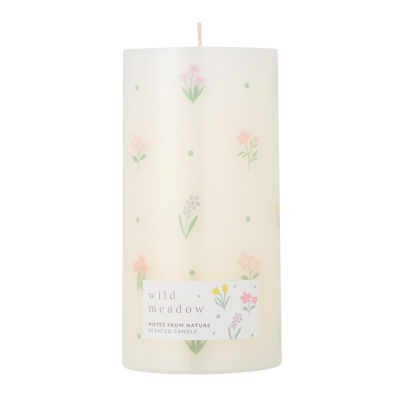 ASDA Notes From Nature Wild Meadow Pillar Candle