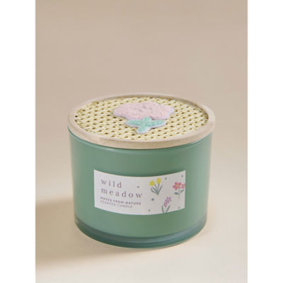 ASDA Wild Meadow Wooden Lid Candle