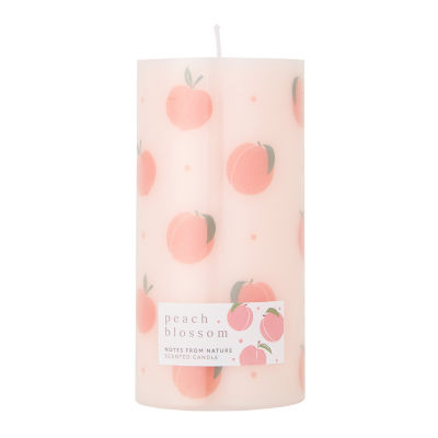 ASDA Notes From Nature Peach Blossom Pillar Candle