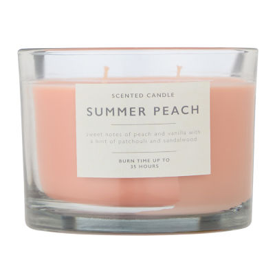 ASDA Summer Peach Multiwick Candle