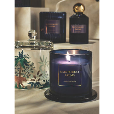 ASDA Botanical Rainforest Palms Cloche Candle