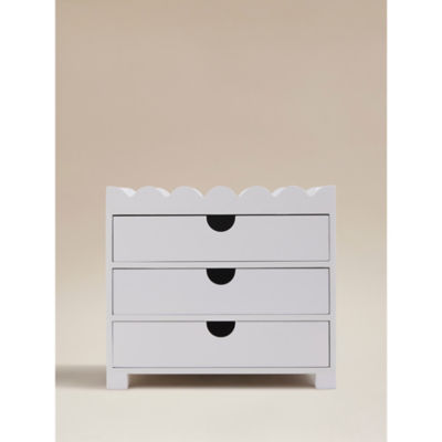 ASDA Scalloped 3 Drawer Storage Box