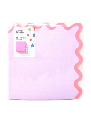 ASDA Pastel Wave Napkins 20pk