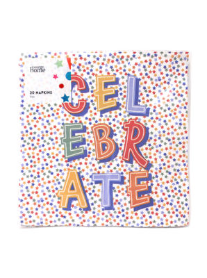 ASDA Celebrate Bright Napkins 20pk