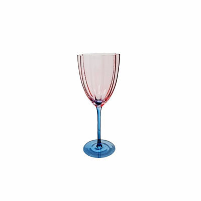ASDA Pink Two-Tone Coupe Glasses - Set of 4