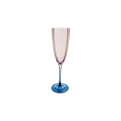 ASDA Pink Two-Tone Champagne Glasses - Set of 4