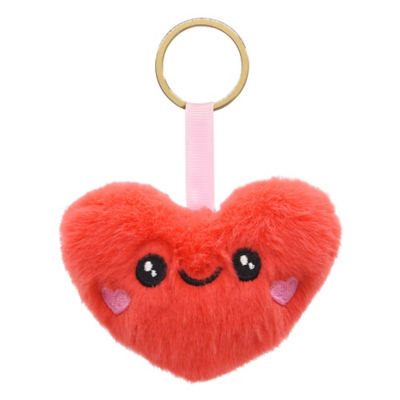 ASDA Plush Heart Bag Charm Assortment (Style May Vary)