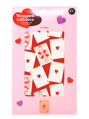 George Home Valentines Flat Wrap