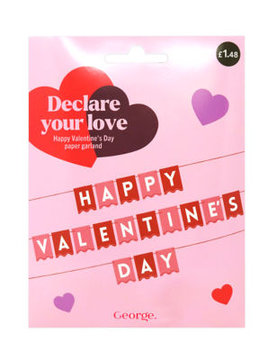 ASDA Valentines Day Bunting