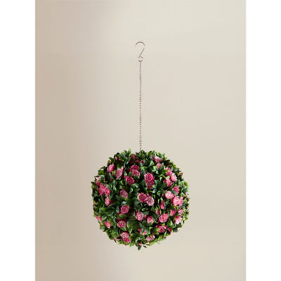 ASDA Topiary Pink Rose Flower Ball