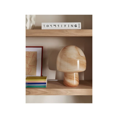 ASDA Mushroom Glass Table Lamp