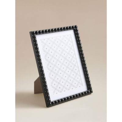 ASDA Black Beaded Frame 8X6 / Mounted 7X5 Black