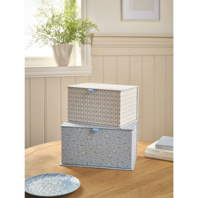 ASDA Stacey Solomon Wildflowers Fabric Storage Boxes - Set of 2
