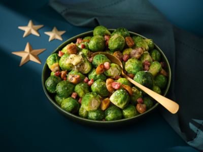 Exceptional by  Brussels Sprouts with Pancetta & a Seasoned Butter 450g