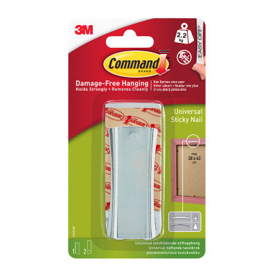 Command Universal Sticky Nail 1HK+2S Large