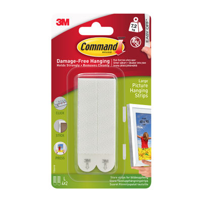 Command Medium Picture Hanging Strips 4 Pairs